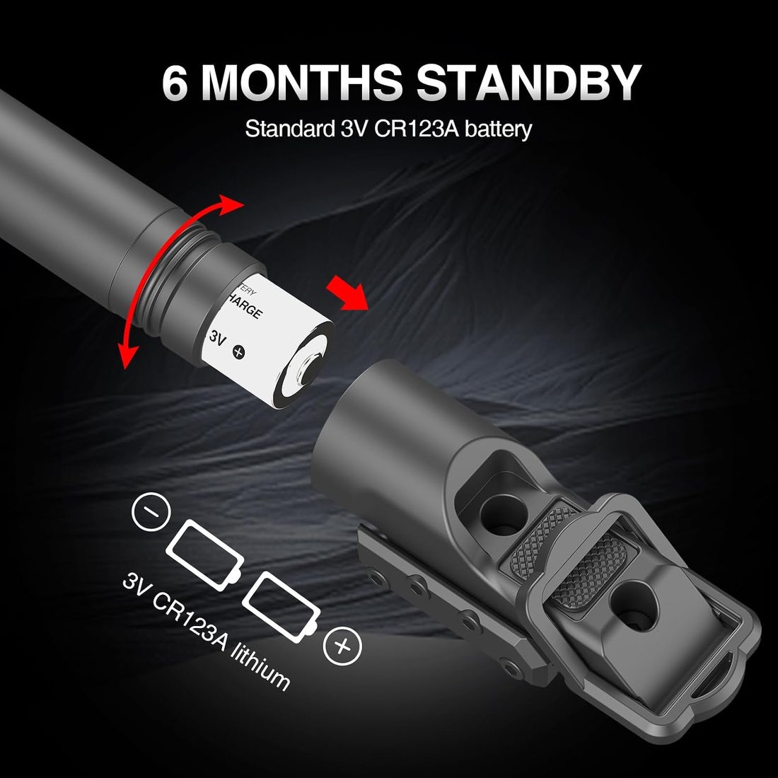 SOLOFISH aluminum rifle flashlight modes