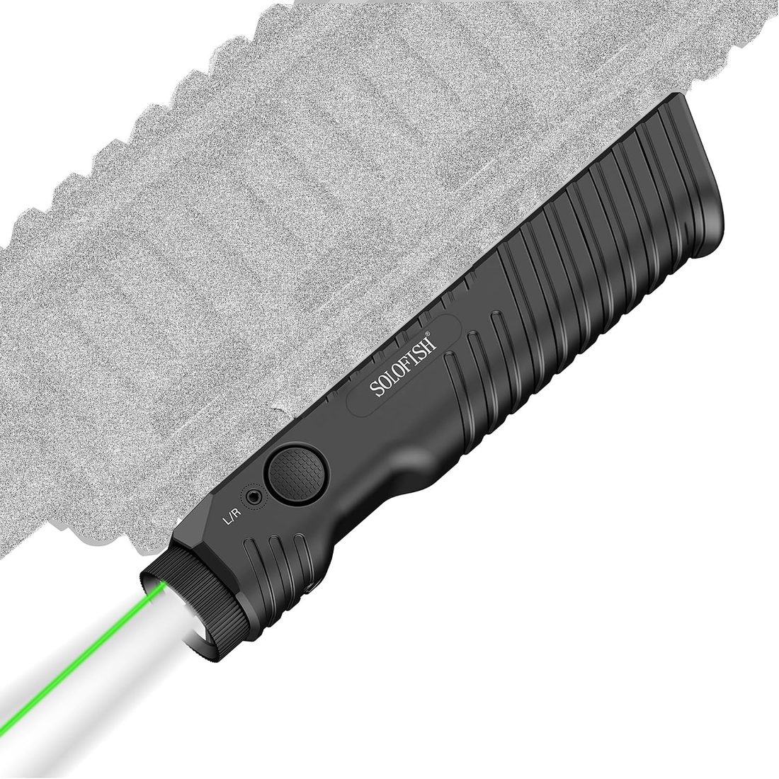 SOLOFISH 1450 Lumen Rifle Flashlight with Green Laser