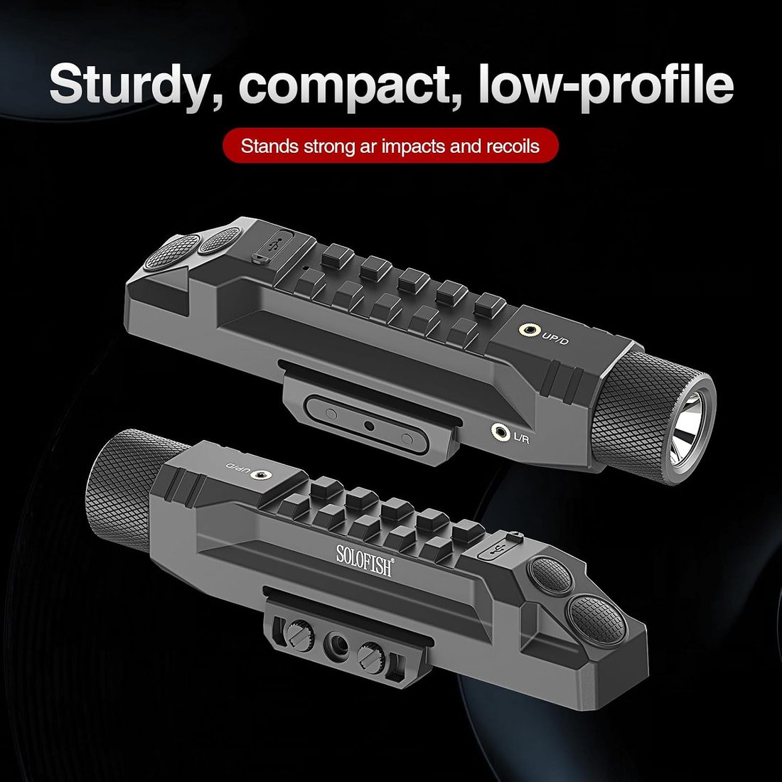 SOLOFISH 1750 Lumen Picatinny & M-LOK Rifle Light photo 5
