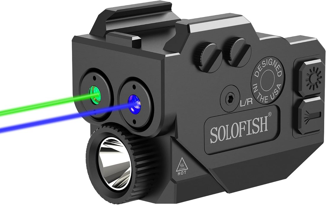 SOLOFISH 500 Lumen Dual-Beam Light Laser Combo with Memory