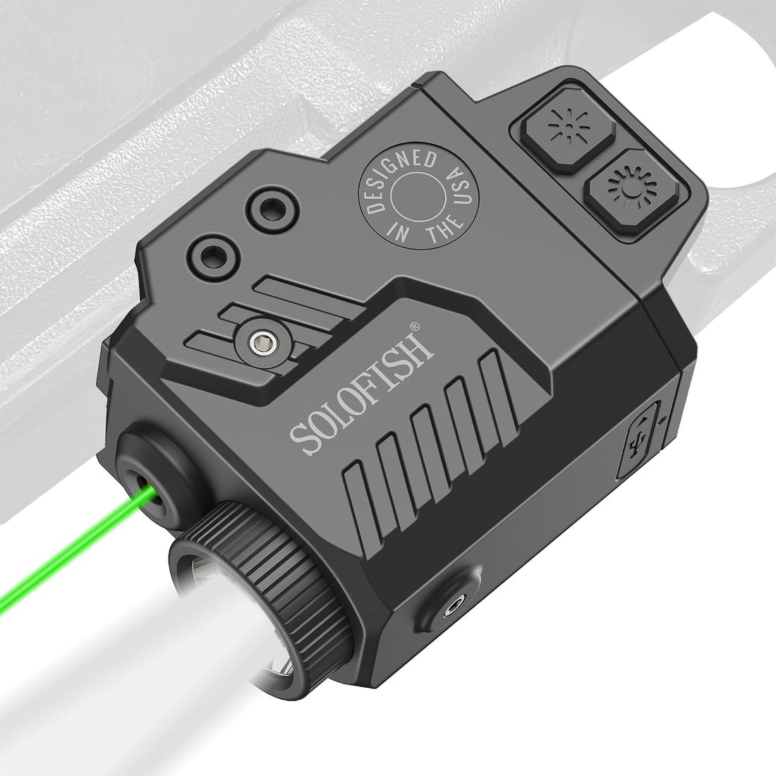 SOLOFISH 800 Lumen Pistol Light Laser Combo