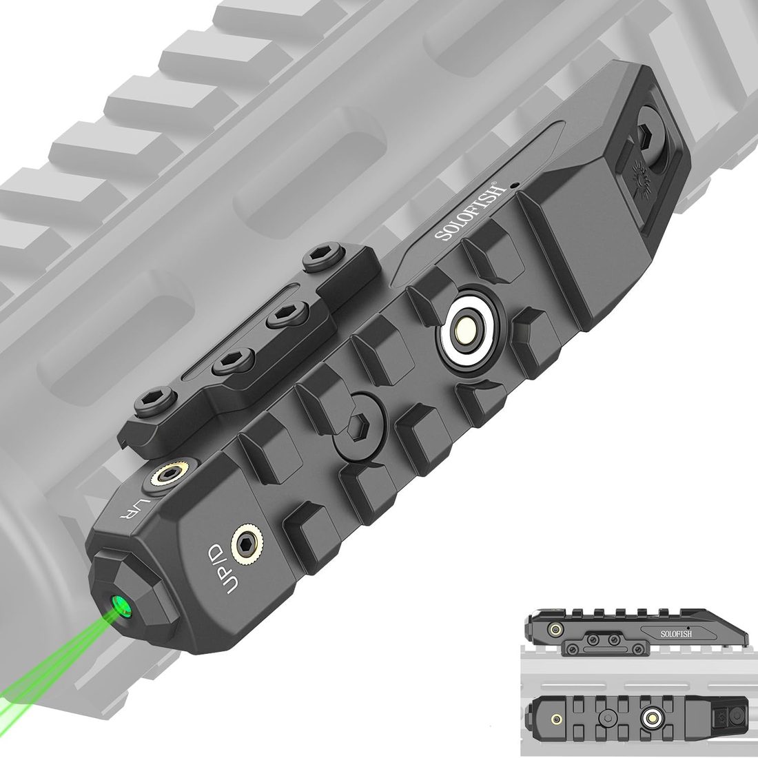 SOLOFISH Green Circle Laser Sight for Rifle & Shotgun
